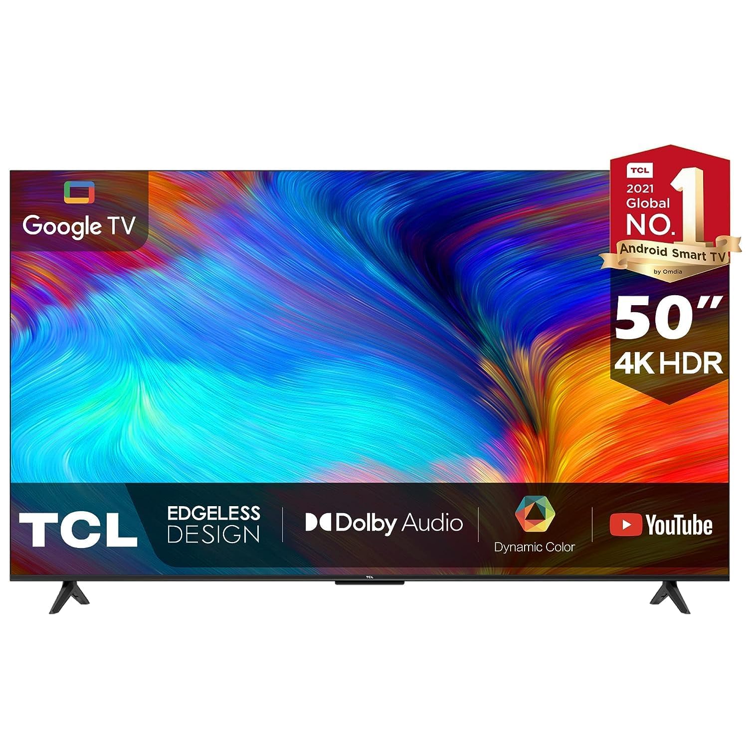 TCL 50 Inch 4K UHD Smart TV, Google TV with Built-in Chromecast